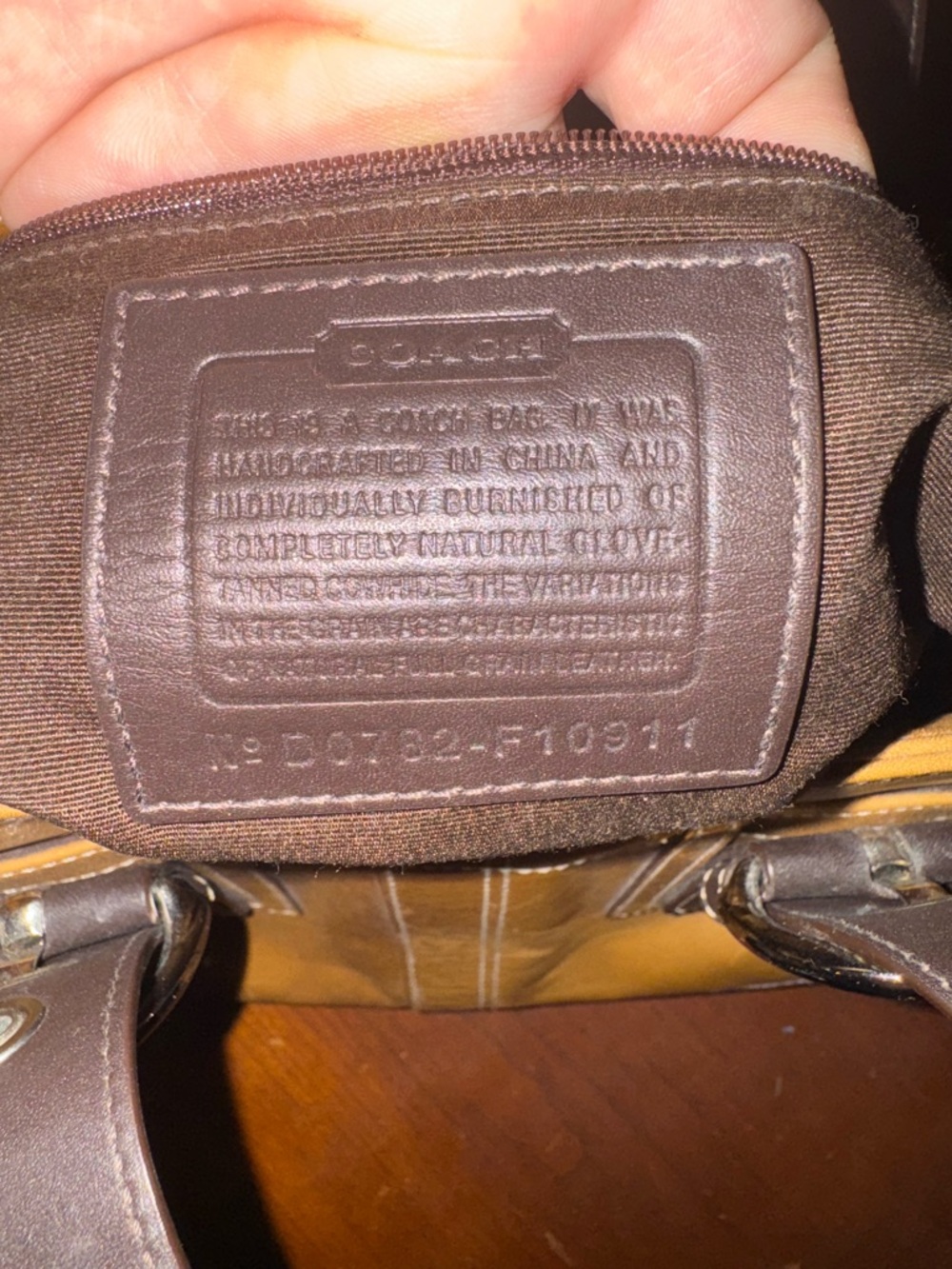 Coach Vintage Tan SoHo Leather Shoulder Bag - Picture 10 of 10